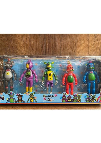 Oyuncak 5li Freddy Figür Five Nights At Freddy Karakterleri Oyuncak Freddy modelleri