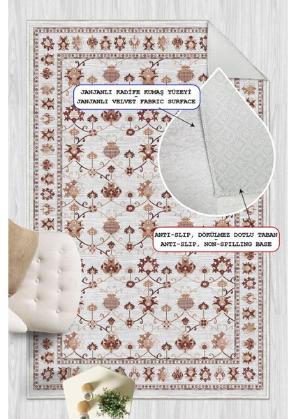 Dijital Baskılı Renkli Kilim Desenli Kaymaz Taban Yıkanabilir Halı fırsatları