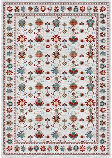 Dijital Baskılı Renkli Kilim Desenli Kaymaz Taban Yıkanabilir Halı fiyatları