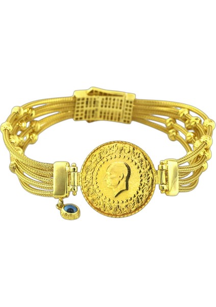 14 Ayar Altın Çeyrekli Bileklik - K206388