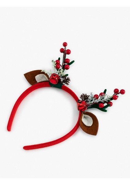 Geyik Kulağı ve Boynuz Aplikeli Yılbaşı Tacı fiyatları