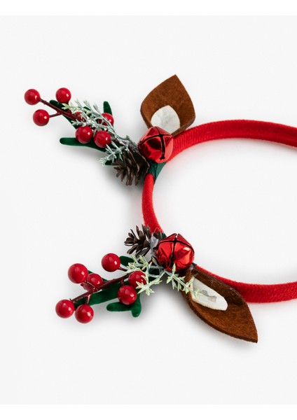 Geyik Kulağı ve Boynuz Aplikeli Yılbaşı Tacı modelleri