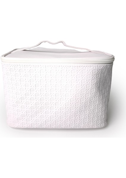 Dikdörtgen Formlu Makyaj Çantası Beyaz fiyatları