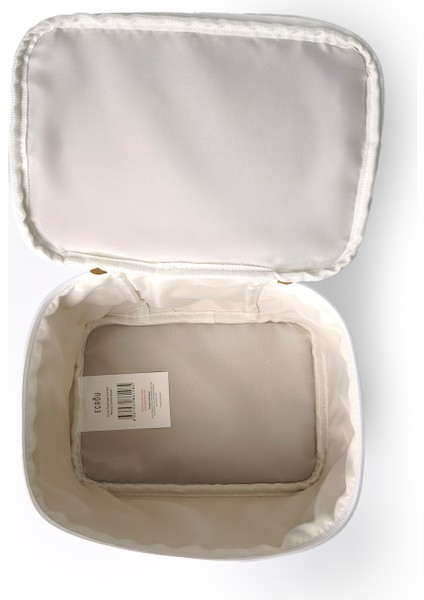 Dikdörtgen Formlu Makyaj Çantası Beyaz indirimleri