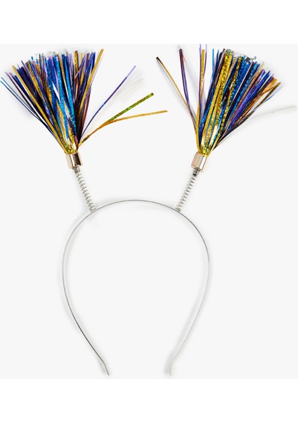 Püskül Detaylı Yılbaşı Tacı