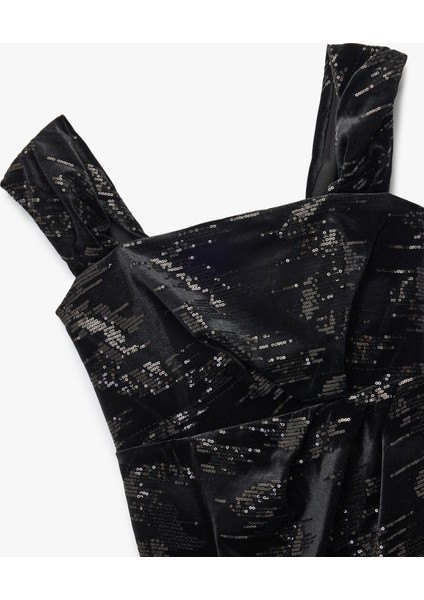 Straplez Payetli Kolsuz Bodycon Mini Abiye Elbise modelleri