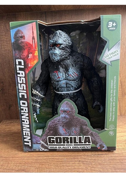 King Kong Figür Oyuncak Goril Godzilla Figür Oyuncak 27 cm Oyuncak Goril Kol Gövde Hareketli
