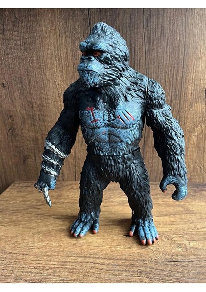 King Kong Figür Oyuncak Goril Godzilla Figür Oyuncak 27 cm Oyuncak Goril Kol Gövde Hareketli modelleri