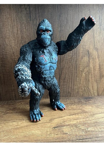 King Kong Figür Oyuncak Goril Godzilla Figür Oyuncak 27 cm Oyuncak Goril Kol Gövde Hareketli indirimleri