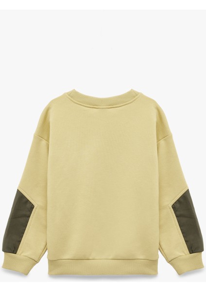 Uzun Kollu Bisiklet Yaka Oversize Sweatshirt fiyatları