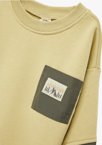 Uzun Kollu Bisiklet Yaka Oversize Sweatshirt modelleri