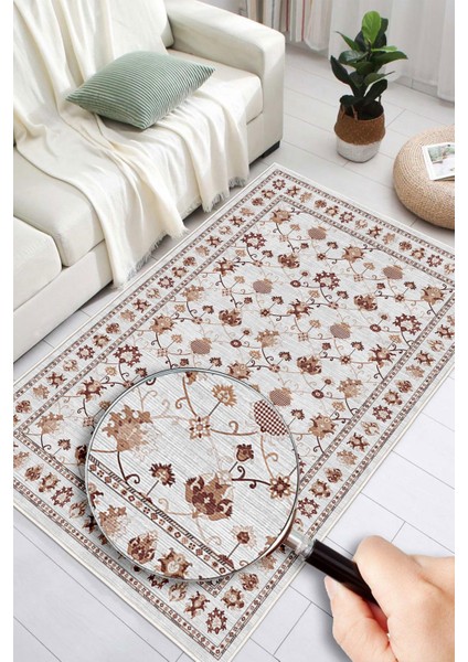 Dijital Baskılı Renkli Kilim Desenli Kaymaz Taban Yıkanabilir Halı modelleri