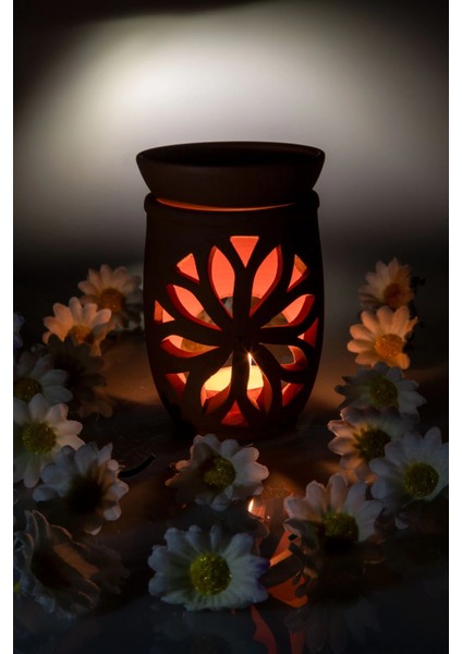 Lotus Çiçeği El Yapımı Çömlek Buhurdanlık Tütsülük fırsatları