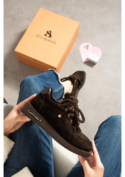 Kadın Bot & Bootie Süet Kahverengi Kısa Topuklu Casual/günlük Soğuk Havaya Dayanıklı fırsatları