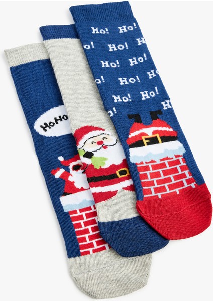 Yılbaşı Temalı 3'lü Pamuklu Çorap Seti fiyatları