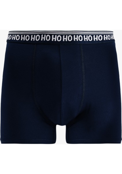 Yılbaşı Temalı Pamuklu Rahat Kalıp 2'li Boxer Seti fırsatları