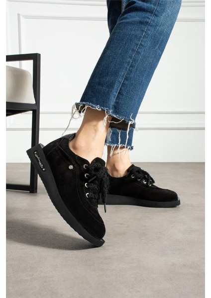 Kadın Bot & Bootie Süet Siyah Kısa Topuklu Casual/günlük Soğuk Havaya Dayanıklı modelleri