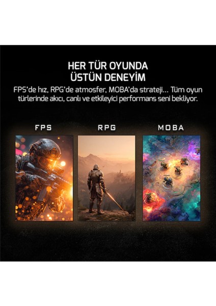 Lunis L20 24" 0.5 Ms Full Hd Pivot 240 Hz Oyuncu Monitörü