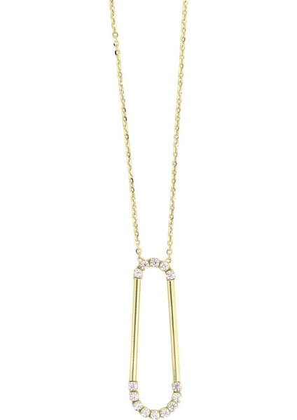 14 Ayar Altın Tasarım Kolye - 0195221 modelleri