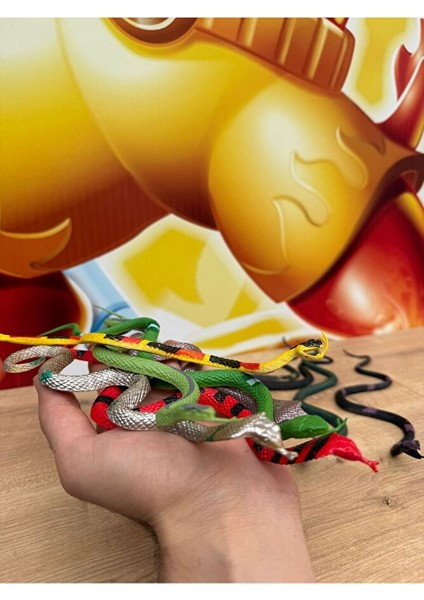 Esnek Yılan 10 Adet Mega Yılan Set Şaka Oyuncağı Oyuncak Yılan Hayvan Figürleri fiyatları