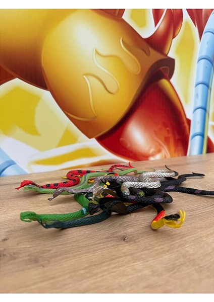 Esnek Yılan 10 Adet Mega Yılan Set Şaka Oyuncağı Oyuncak Yılan Hayvan Figürleri fırsatları