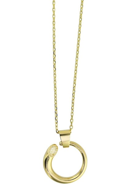 14 Ayar Altın Tasarım Kolye - 0195360 modelleri