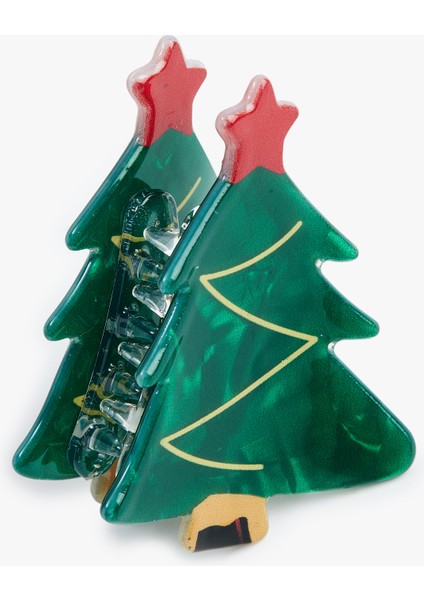 Yılbaşı Ağacı Detaylı Kıskaçlı Toka