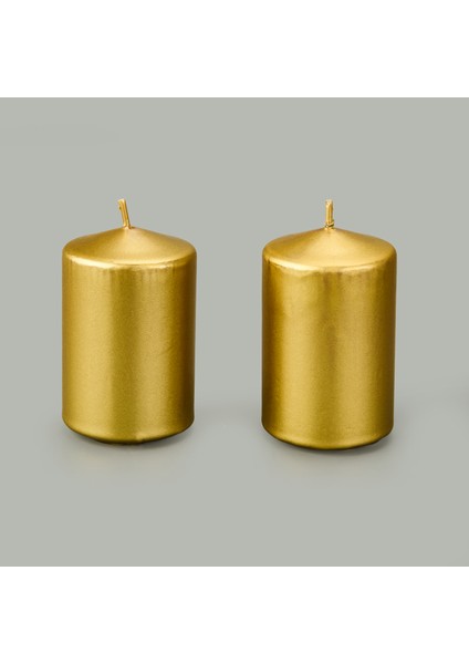 2'li Baton Mum - Gold - 5x7 cm