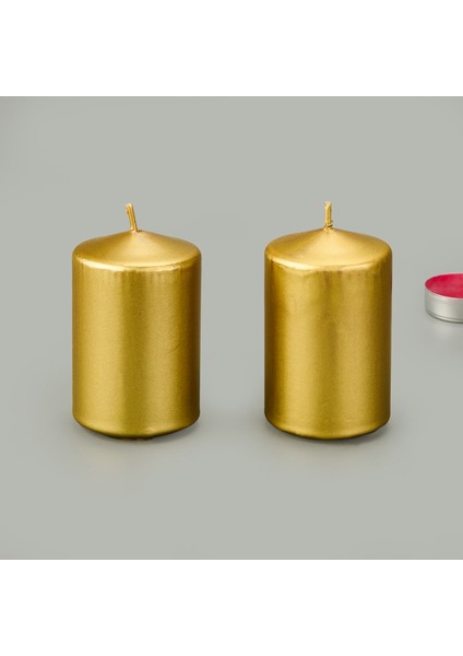 2'li Baton Mum - Gold - 5x7 cm modelleri