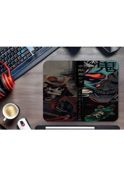 Oni No Noroi Gaming Oyuncu Xl Mouse Pad Kaydırmaz Mousepad 40X30 3mm Premium Model Büyük Boy modelleri