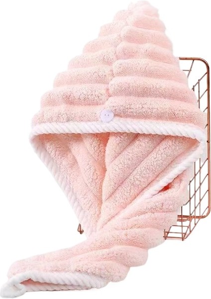 Hızlı Kuruyan Kalınlaştırılmış Saç Havlu Kurutma Saç Şapkası (Yurt Dışından)