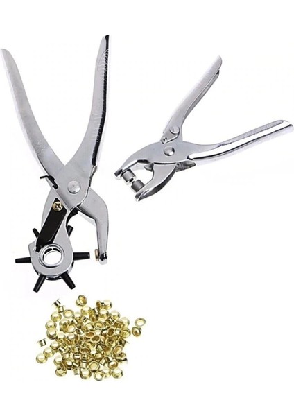 Kemer Delme ve Perçin Pensesi Ikli Set Deri Plastik Delici fiyatları