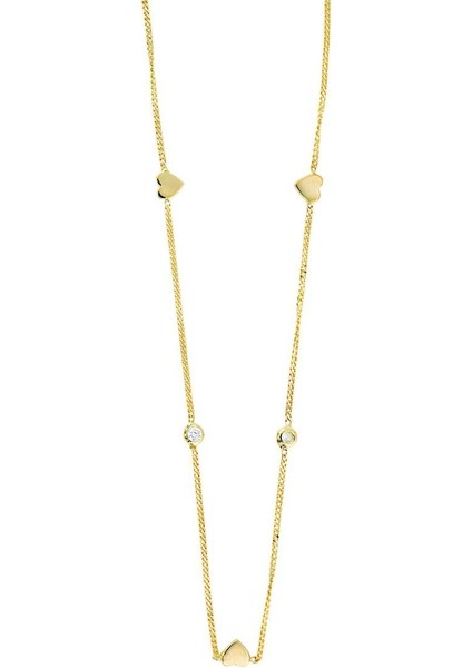 14 Ayar Altın Kalpli Kolye - 0194272 modelleri