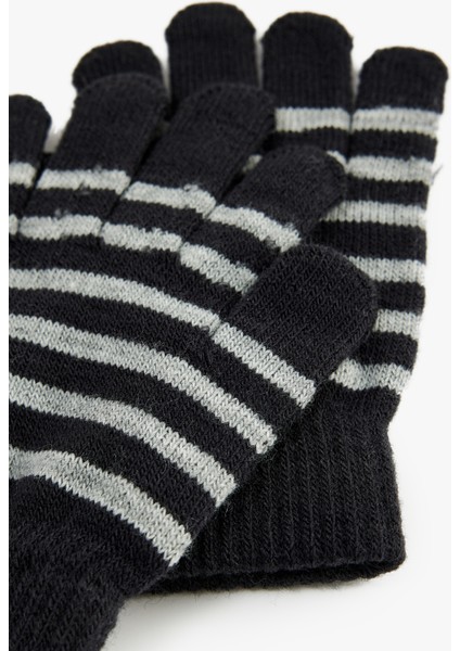 Triko Çizgili Eldiven modelleri