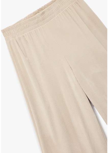 Rahat Kalıp Cep Detaylı Geniş Paça Pijama Altı modelleri