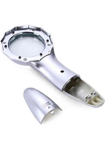 7x Büyüteç 6 LED Işık Aydınlatma 50MM Optik El Büyüteç modelleri