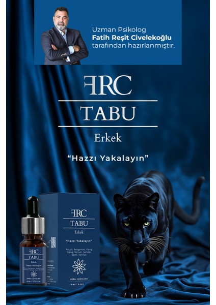 Tabu Erkek Performans Desteği Doğal Bitkisel Afrodizyak Etkili Esans Yağı ve Tabu Kitap fırsatları