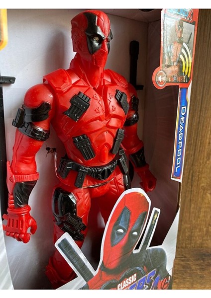 Avengers Deadpool Figür Işıklı Sesli Aksiyon Figürü Deadpool Figür modelleri