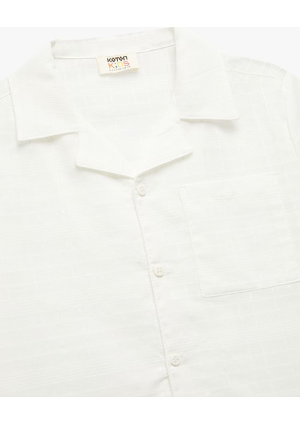 Cep Detaylı Pamuklu Kısa Kollu Gömlek modelleri