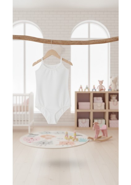 Çoçuk Pamuklu Ip Askılı Kopçalı Body 3 Lü Paket Siyah-Beyaz-Gri indirimleri