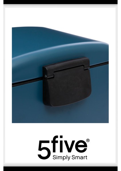 Ariane 30 L Pedallı Çöp Kovası Mavi | Yavaş Kapanma Kapak, Kolay Temizlik Çıkarılabilir Yıkanabilir İç Sepet, İnce Tasarım fırsatları