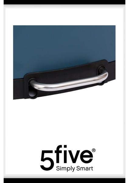 Ariane 30 L Pedallı Çöp Kovası Mavi | Yavaş Kapanma Kapak, Kolay Temizlik Çıkarılabilir Yıkanabilir İç Sepet, İnce Tasarım indirimleri