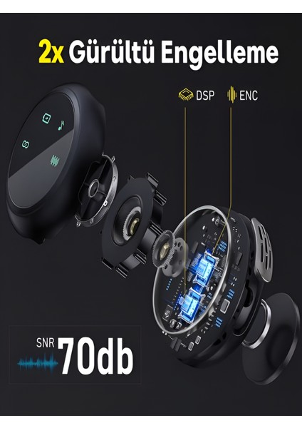 Lightinin Type-C Uyumlu 320MAH Dijital Ekranlı 2.4g Kablosuz Çift Yaka Mikrofonu Pro++ fırsatları