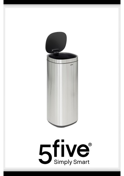 Round 50 L Metal Pedallı Çöp Kovası Çelik | Geniş Kapasite, Yavaş Kapanma, Kolay Temizlik Çıkarılabilir Yıkanabilir İç Sepet fiyatları