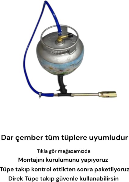 Küçük Tüp Pürmüz Yak Yak Dar Çember Tüpe Uyumlu fiyatları