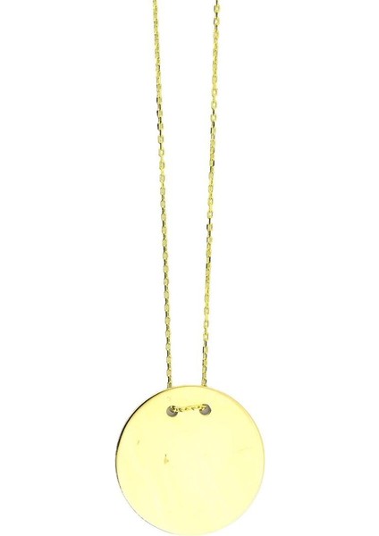 14 Ayar Altın Plaka Kolye - 0184110 fiyatları