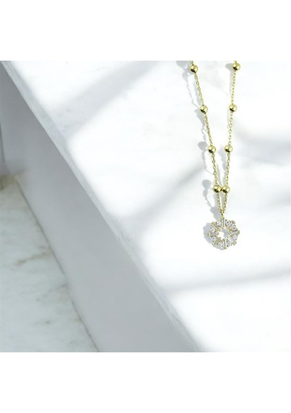 14 Ayar Altın Baget Kolye - 0202252 fiyatları