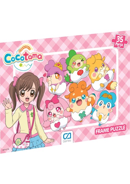 Cocotama Frame Puzzle - 35 Parça - Karışık Desen Gönderilecektir.