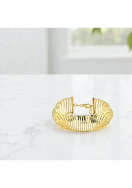 14 Ayar Altın Tasarım Bilezik - 0198763 fiyatları