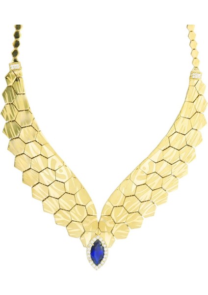 14 Ayar Altın Tasarım Gerdanlık - 0196792